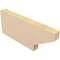 Ekena Millwork 2in. W x 8in. H x 20in. L Clemmons Woodgrain TimberThane Rafter Tail, Primed Tan RFTUR02X08X20CLERCPR - alternate 6